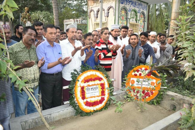 ডেভিডের কবরে মহানগর সেচ্ছাসেবক দলের শ্রদ্ধা নিবেদন