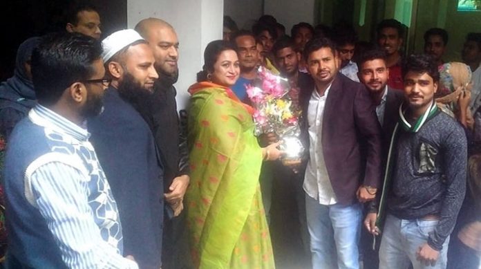 শামীম ওসমানের পক্ষে ভোট চাইলেন গিয়াসের ছেলে সাদরিল