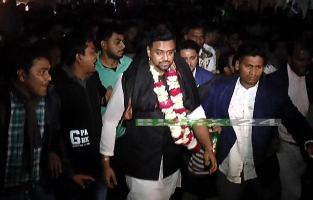 শহরে অয়ন ওসমানের নেতৃত্বে বিজয় মিছিল