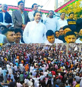 গণজোয়ারের মাধ্যমে সিংহ প্রতীকের প্রচারণায় কায়সার