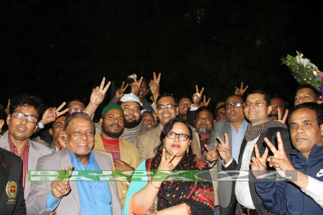 জুয়েল-মোহসিন প্যানেলের বিপুল ভোটে বিজয়
