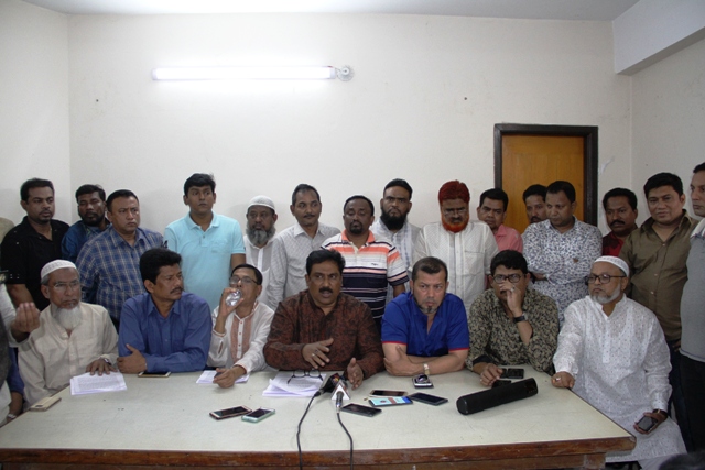 মিথ্যা বক্তব্যের প্রতিবাদে কাউন্সিলর সজলের সংবাদ সম্মেলন