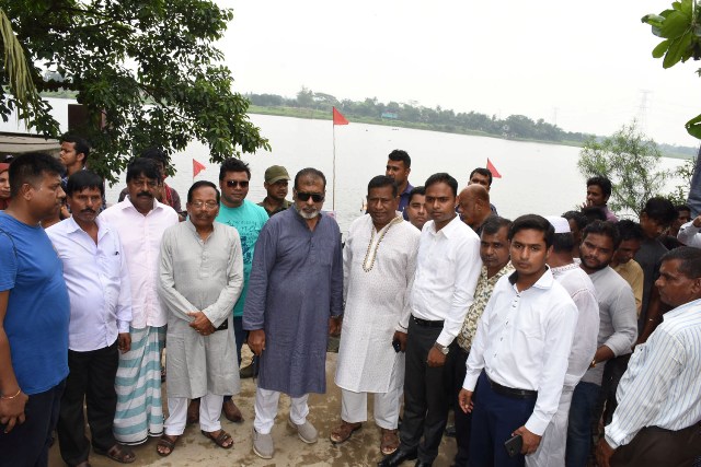 লাঙ্গলবন্দ স্নান সরেজমিনে পরিদর্শনে এমপি সেলিম ওসমান