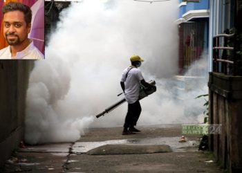 ২০ নং ওয়ার্ডের বিভিন্ন এলাকায় অয়ন ওসমানের উদ্যোগে মশক নিধন কর্মসূচি