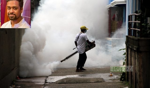 ২০ নং ওয়ার্ডের বিভিন্ন এলাকায় অয়ন ওসমানের উদ্যোগে মশক নিধন কর্মসূচি