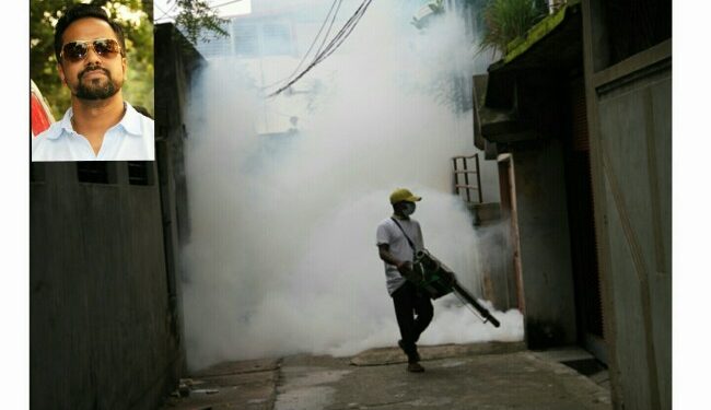 ১৪ নং ওয়ার্ডে অয়ন ওসমানের উদ্যোগে মশক নিধন