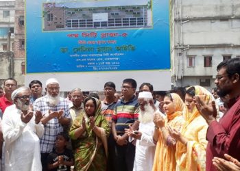 পদ্ম সিটি প্লাজা-৫ এর ভিত্তি প্রস্তর স্থাপন করলেন মেয়র আইভী