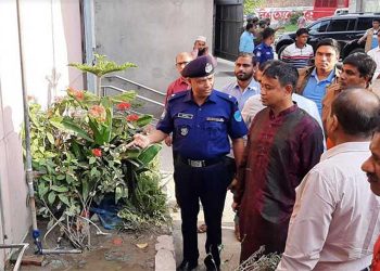 ফতুল্লায় ওইজডমের অগ্নিকান্ডের ঘটনাস্থল পরিদর্শণ