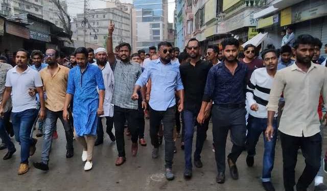 অয়ন ওসমানের নির্দেশে জনসভায় শুভ’র চমকপ্রদ শোডাউন