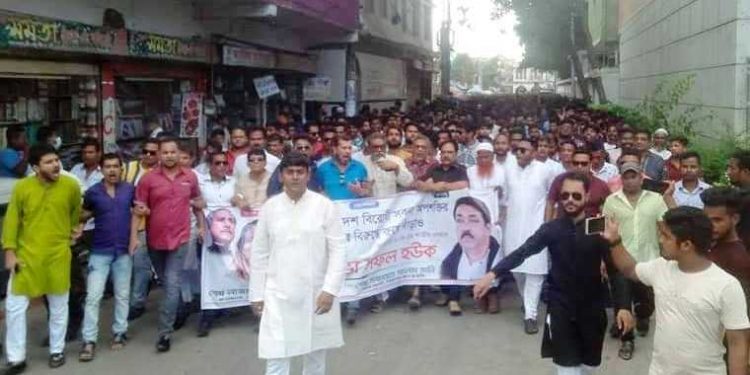 শামীম ওসমানের ইতিহাস গড়া জনসভায় সজল ও সানির নেতৃত্বে বিশাল শো ডাউন