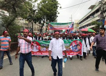 শামীম ওসমানের জনসভায় মুন্নার তাক লাগানো বিশাল শোডাউন