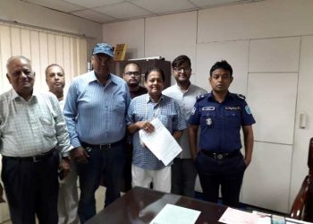 এসপি হারুনের সাথে হিন্দু নেতাদের সৌজন্য স্বাক্ষাত