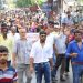 কাউন্সিলর বাবুর নেতৃত্বে জনসভায় তাক লাগানো মিছিল