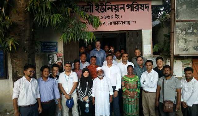 বক্তাবলী ইউপির কার্যালয় পরিদর্শনে ইউএনডিপি