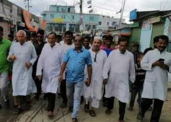 রফিক প্রধানের নেতৃত্বে শামীম ওসমানের সমাবেশে যোগদান