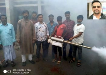 অয়ন ওসমানের উদ্যোগে ভূইগরে ১৭তম দিনেও মশক নিধন কর্মসূচি