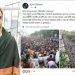 জনসভা সফল করায় অয়ন ওসমানের কৃতজ্ঞতা ও ধন্যবাদ