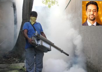 ১১ নং ওয়ার্ডে অয়ন ওসমানের উদ্যোগে মশক নিধন কর্মসূচি