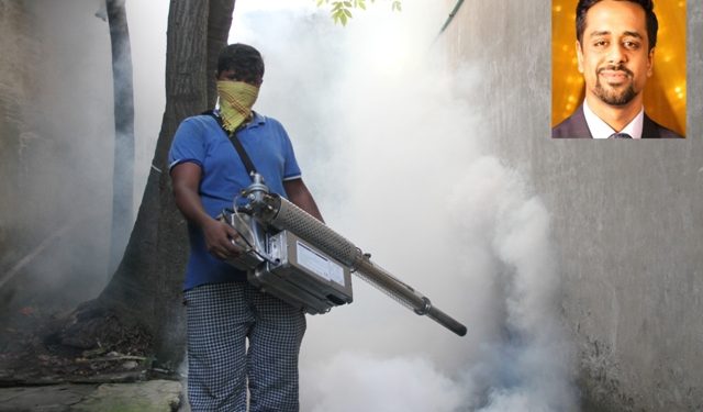 ১১ নং ওয়ার্ডে অয়ন ওসমানের উদ্যোগে মশক নিধন কর্মসূচি