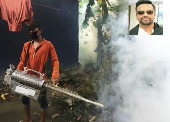 নাসিকের ১০ নং ওয়ার্ডে অয়ন ওসমানের উদ্যোগে মশক নিধন