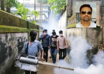 সিদ্ধিরগঞ্জে ১নং ওয়ার্ডে অয়ন ওসমানের উদ্যোগে মশক নিধন