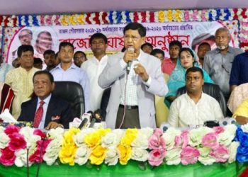 দেশ বিরোধীচক্র দেশের উন্নয়ন বাঁধাগ্রস্থ্য করতে চায়-মন্ত্রী গাজী