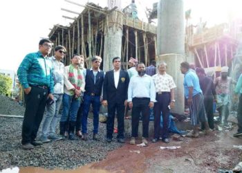 আইনজীবীদের ইতিহাস গড়া ভবনের ঢালাই কাজের উদ্বোধন