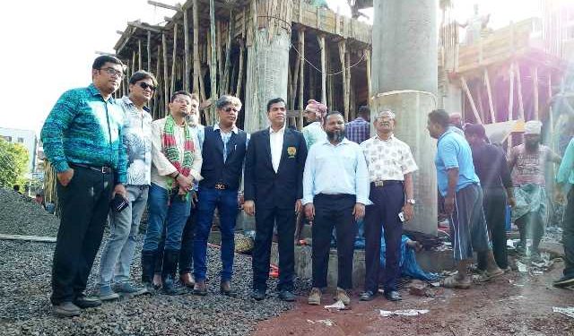 আইনজীবীদের ইতিহাস গড়া ভবনের ঢালাই কাজের উদ্বোধন