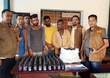 শহরে ২’শ বোতল ফেন্সিডিল ও ১ হাজার পিছ ইয়াবা সহ জাবেদ গ্রেফতার