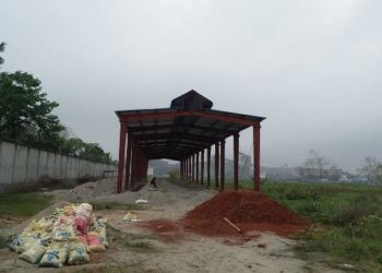 বন্দরে সরকারী খাস জমি দখল করে নির্মান হচ্ছে পূর্র্বা ডেইরী এন্ড এগ্রো ফার্ম