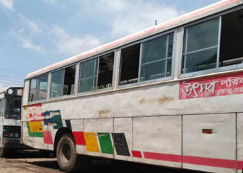 উৎসব ট্রান্সপোর্টের চলাচল বন্ধ