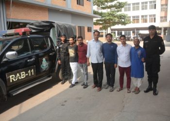 রূপগঞ্জে আন্তর্জাতিক নারী পাচারকারী চক্রের ৬ সদস্য আটক