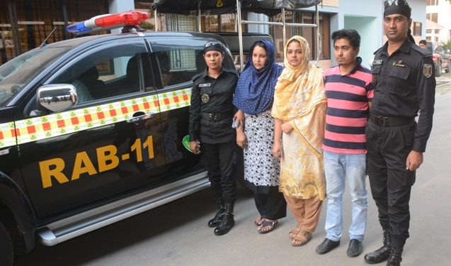 র‌্যাবের অভিযানে ৮ হাজার পিস ইয়াবাসহ গ্রেফতার ৩