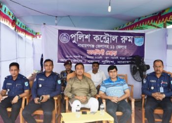জোড় ইজতেমায় ভেন্যু পরিদর্শনে এসপি মনিরুল