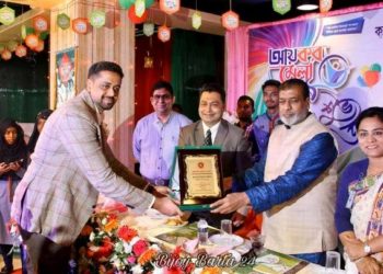 শ্রেষ্ঠ করদাতা সম্মাণনা পেলেন অয়ন ওসমান