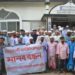বক্তারকান্দি জামে মসজিদ রক্ষার্থে এলাকাবাসীর মানববন্ধন