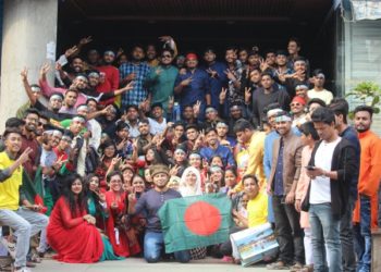 বীর শহিদদের শ্রদ্ধা নিবেদন করলেন “নারায়ণগঞ্জস্থান” গ্রুপ