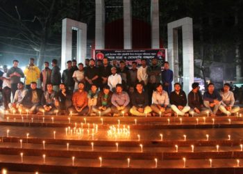 “মুক্তিযুদ্ধের বাংলায় রাজাকারের ঠাই নাই” এই শ্লোগানে মুখরিত জেলা ও মহানগর মুক্তিযুদ্ধ মঞ্চ