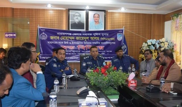 শতভাগ সততা, নিরপেক্ষতার সাথে দায়িত্ব পালনের প্রতিশ্রুতি দিলেন নয়া এসপি জায়েদুল