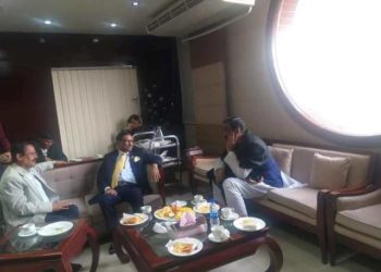 ওবায়েদুল কাদেরের সাথে এমপি শামীম ওসমানের সৌজন্য স্বাক্ষাৎ