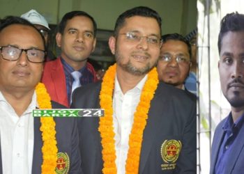 বিজয়ী মোহসীন-মাহবুব প্যানেলকে হাবিবউল্লাহ রানার অভিনন্দন