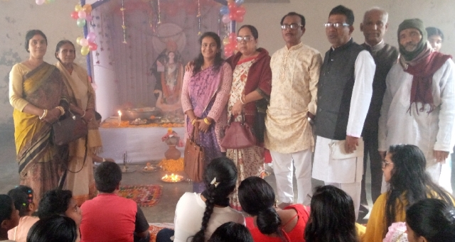 পাগলা উচ্চ বিদ্যালয়ে স্বরসতী পূজা অনুষ্ঠিত