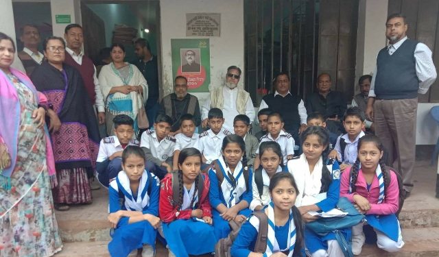 দেওভোগ হাজী উজির আলী স্কুলের শিক্ষার্থীদের কেবিনেট নির্বাচন অনুষ্ঠিত