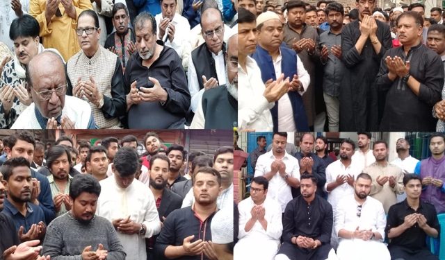 ভাষা সৈনিক শামসুজ্জোহার মৃত্যু বার্ষিকীর দোয়ায় মানুষের ঢল