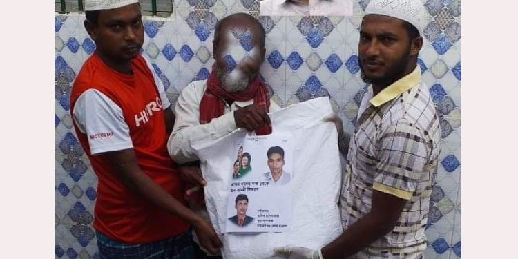 জাকির খানের উদ্যোগে সিদ্ধিরগঞ্জে খাদ্য সামগ্রী বিতরণ