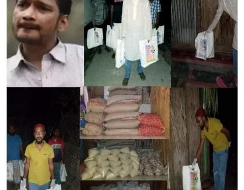 সালাউদ্দীন টুকু ও জাকির খানের পক্ষে বন্দরে দেলোয়ার শাহ্’র ত্রান বিতরণ