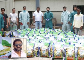 ফতুল্লায় ২০০ পরিবারকে ফাহাদ’র খাদ্য সামগ্রী উপহার