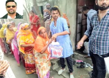 অয়ন ওসমানের নির্দেশনায় ভূইঘরে ৩৫০ পরিবারকে খাদ্য সহায়তা দিলেন ছাত্রলীগ নেতা প্রান্ত