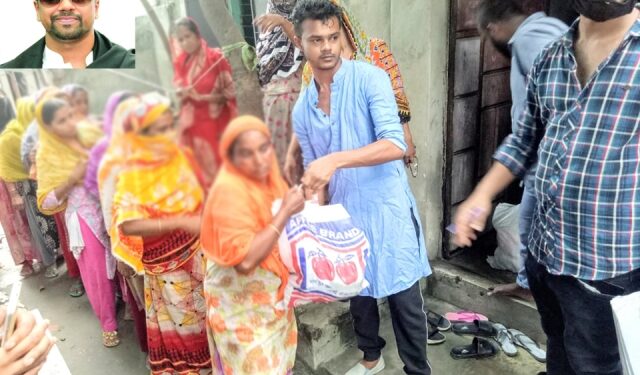 অয়ন ওসমানের নির্দেশনায় ভূইঘরে ৩৫০ পরিবারকে খাদ্য সহায়তা দিলেন ছাত্রলীগ নেতা প্রান্ত