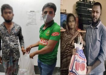 ছাত্রলীগ নেতা প্রান্তের পক্ষে কুতুবপুরে ঈদ খাদ্য সামগ্রী উপহার বিতরণ